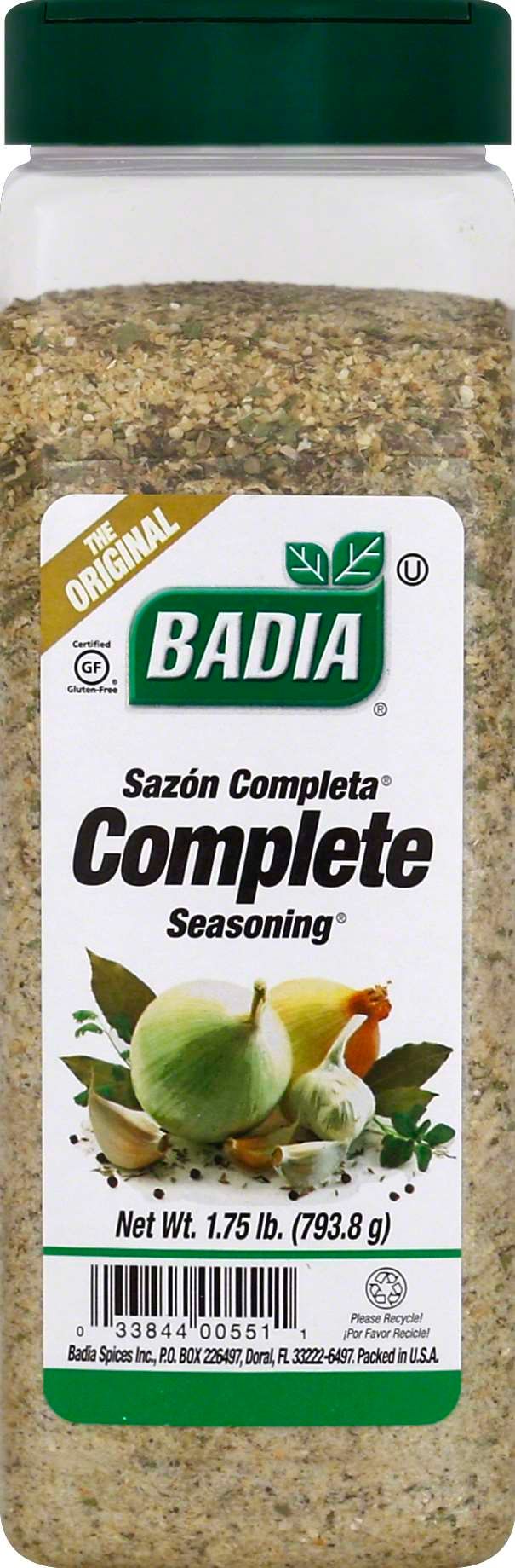 Badia Complete Seasoning, 1.75 Pound Bottle -- 6 Per Case