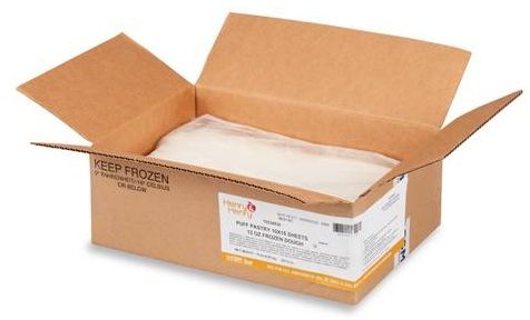 Henry & Henry 10 X 15 Inch Puff Pastry Sheet Dough, 12 Ounce -- 20 Per Case