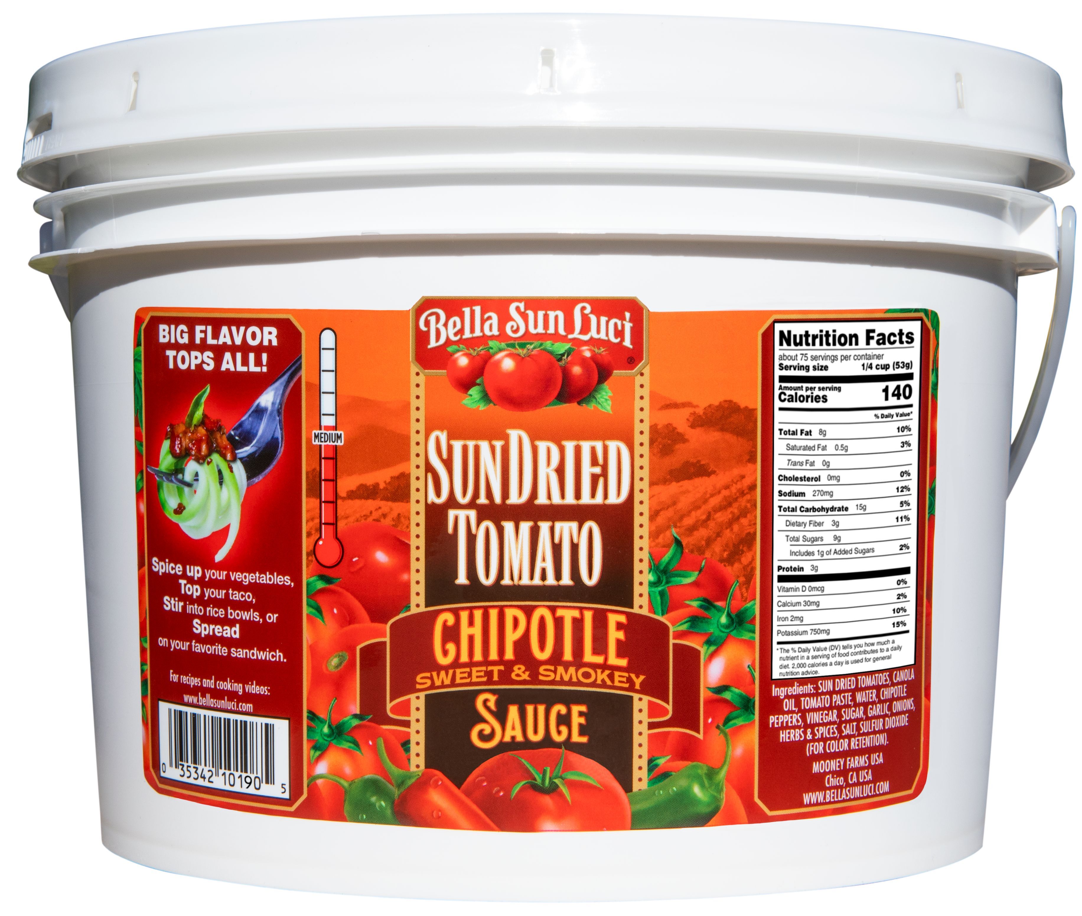 Bella Sun Luci Sun Dried Tomato Chipotle Sauce