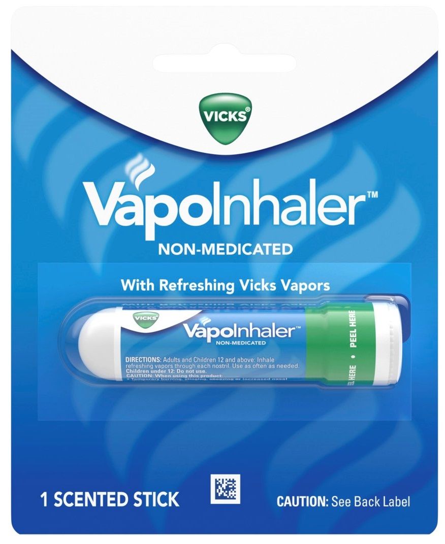 Vicks Nasal Decongestant Inhaler, 0.007 Fluid Ounce -- 12 Per Case