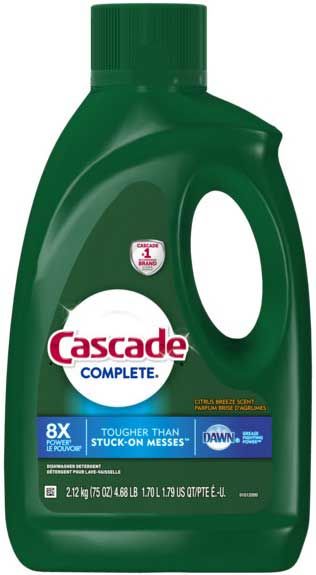 Cascade Complete Citrus Breeze Auto Dishwashing Gel, 4.68 Pound -- 6 Per Case