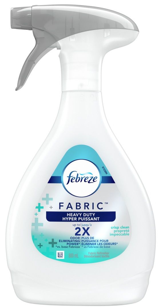 Febreze Heavy Duty Crisp Clean Fabric Refresher, 27 Ounce -- 4 Per Case