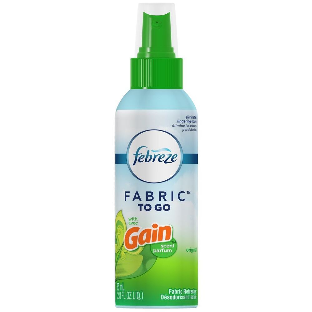 Febreze To Go Original Fabric Refresher With Gain Scent, 2.8 Fluid Ounce -- 12 Per Case