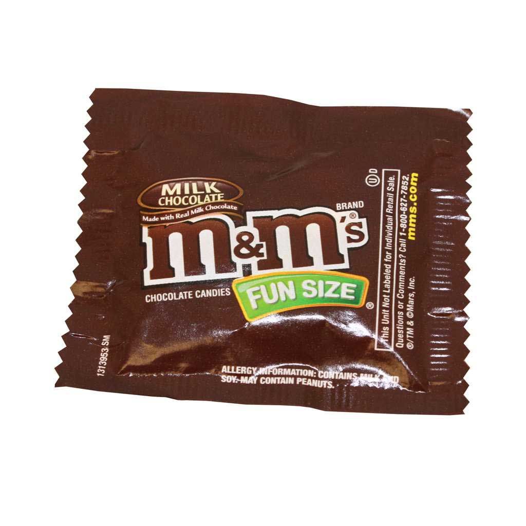 M&m's Fun Size Milk Chocolate Candy, 20 Pound
