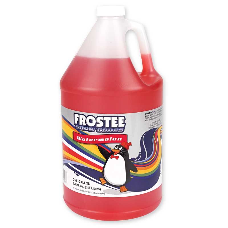 Frostee Snow Cone Watermelon Syrup, 1 Gallon -- 4 Per Case