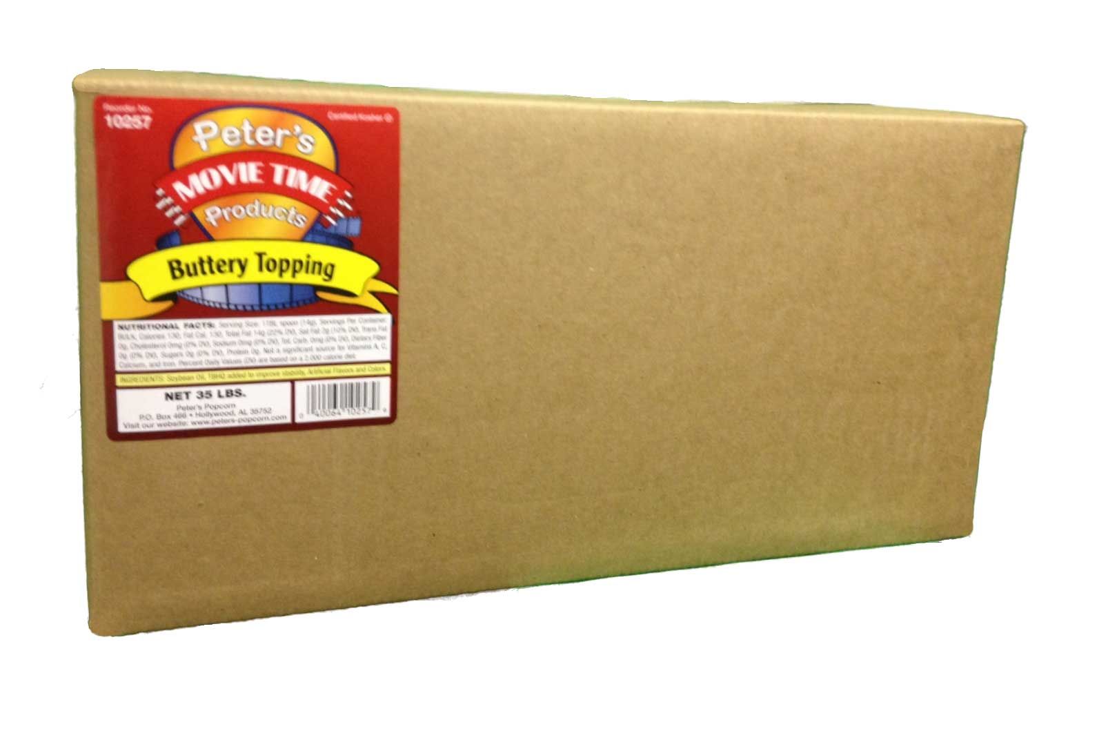 Peter's Movie Time Buttery Topping, 35 Pound