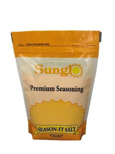 Sunglo Season It Premium Seasoning Salt, 35 Ounce -- 12 Per Case