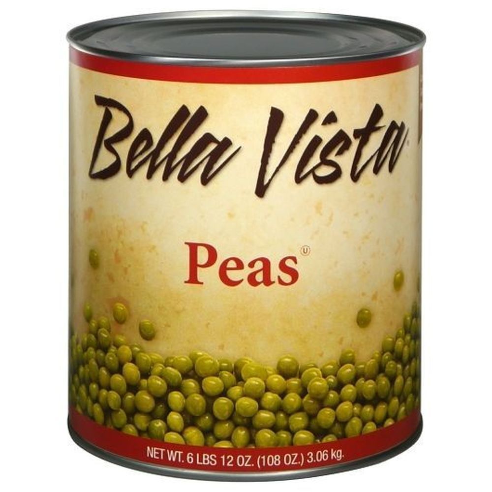 Bella Vista Peas, 108 Ounce -- 6 Per Case