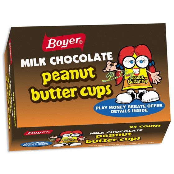 Peanut Butter Cups 1.6 Ounce Chocolate Candy, 24 Count -- 12 Per Case