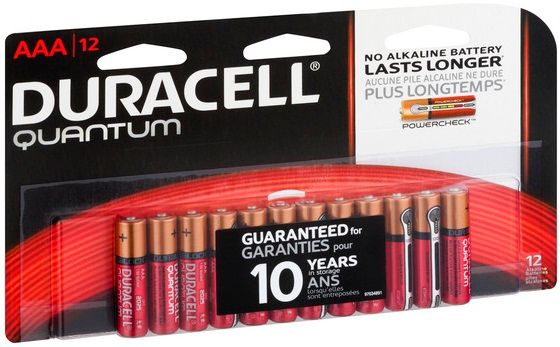 Duracell Alkaline Personal Power Aaa Battery, 12 Count -- 10 Per Case