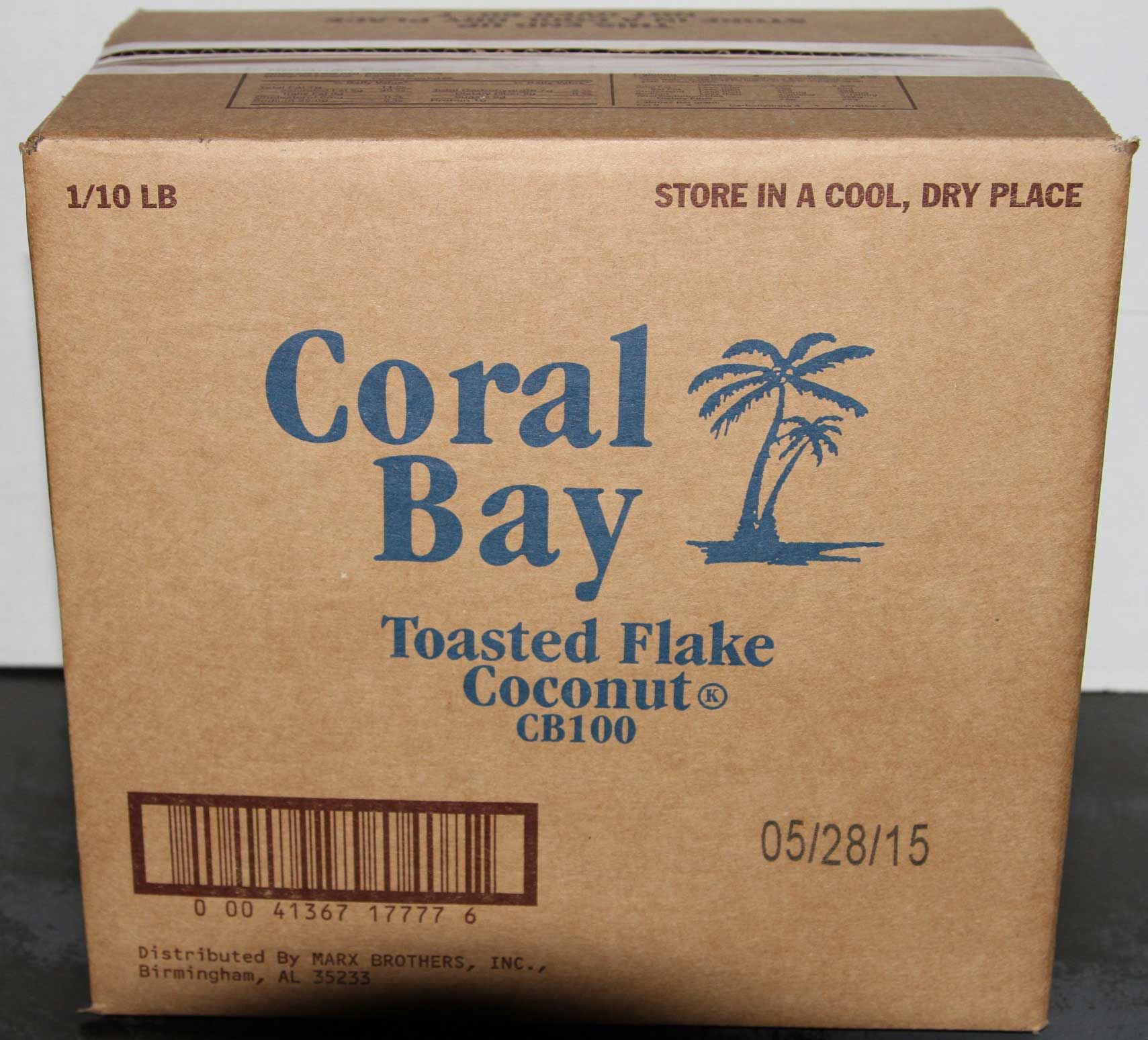 Coral Bay Flake Toasted Coconut, 10 Pound