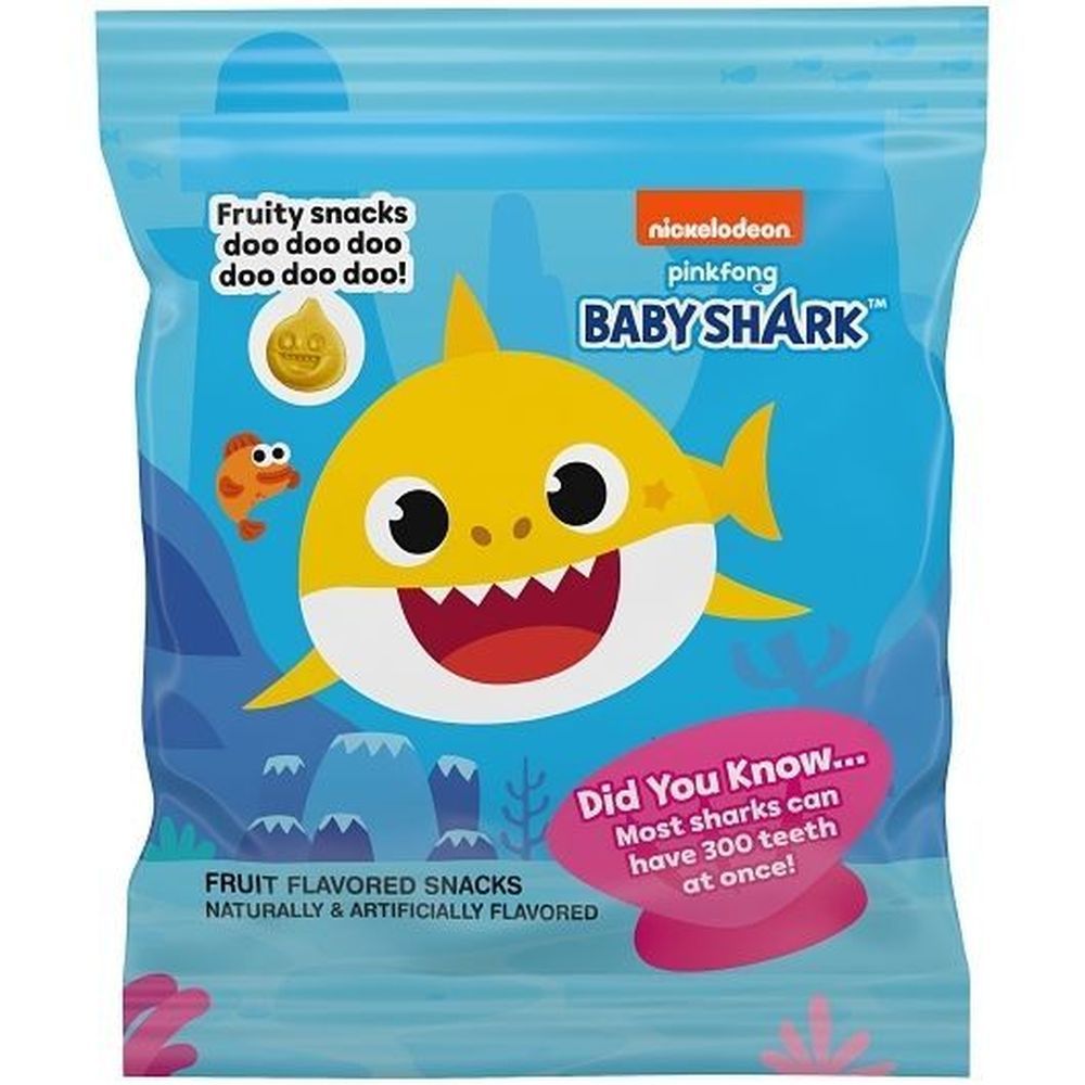 Funables Baby Shark Fruit Flavored Snacks, 17.6 Ounce Box -- 5 Per Case