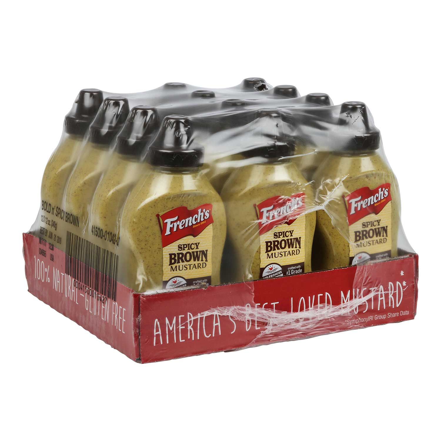 French's Deli Style Spicy Brown Mustard, 12 Ounce -- 12 Per Case
