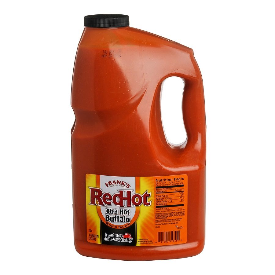 Frank's Redhot Extra Hot Buffalo Wing Sauce, 1 Gallon -- 4 Per Case