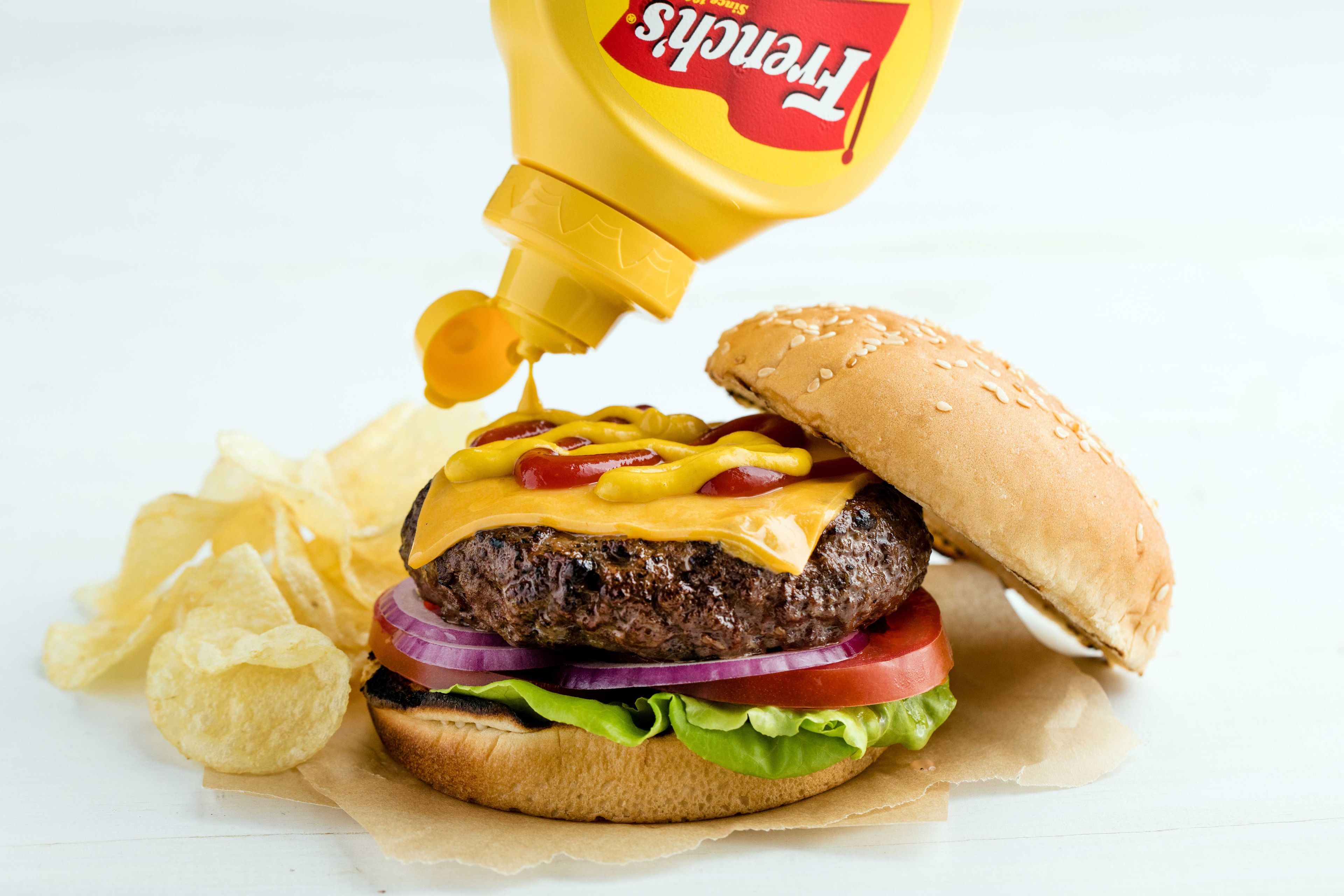 French's Classic Yellow Mustard, 8 Ounce Squeeze Bottle -- 12 Per Case