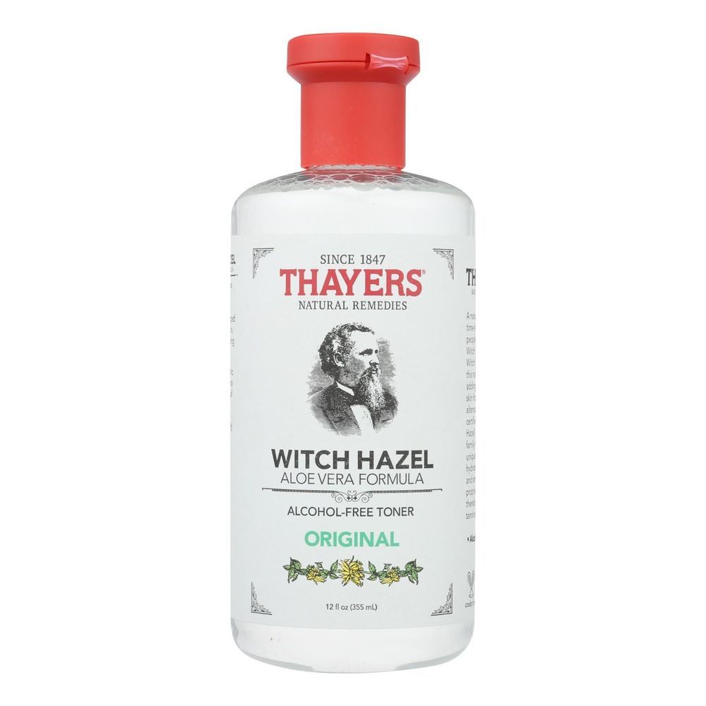 Thayers Original Witch Hazel With Aloe Vera Alcohol Free Toner, 12 Fluid Ounce
