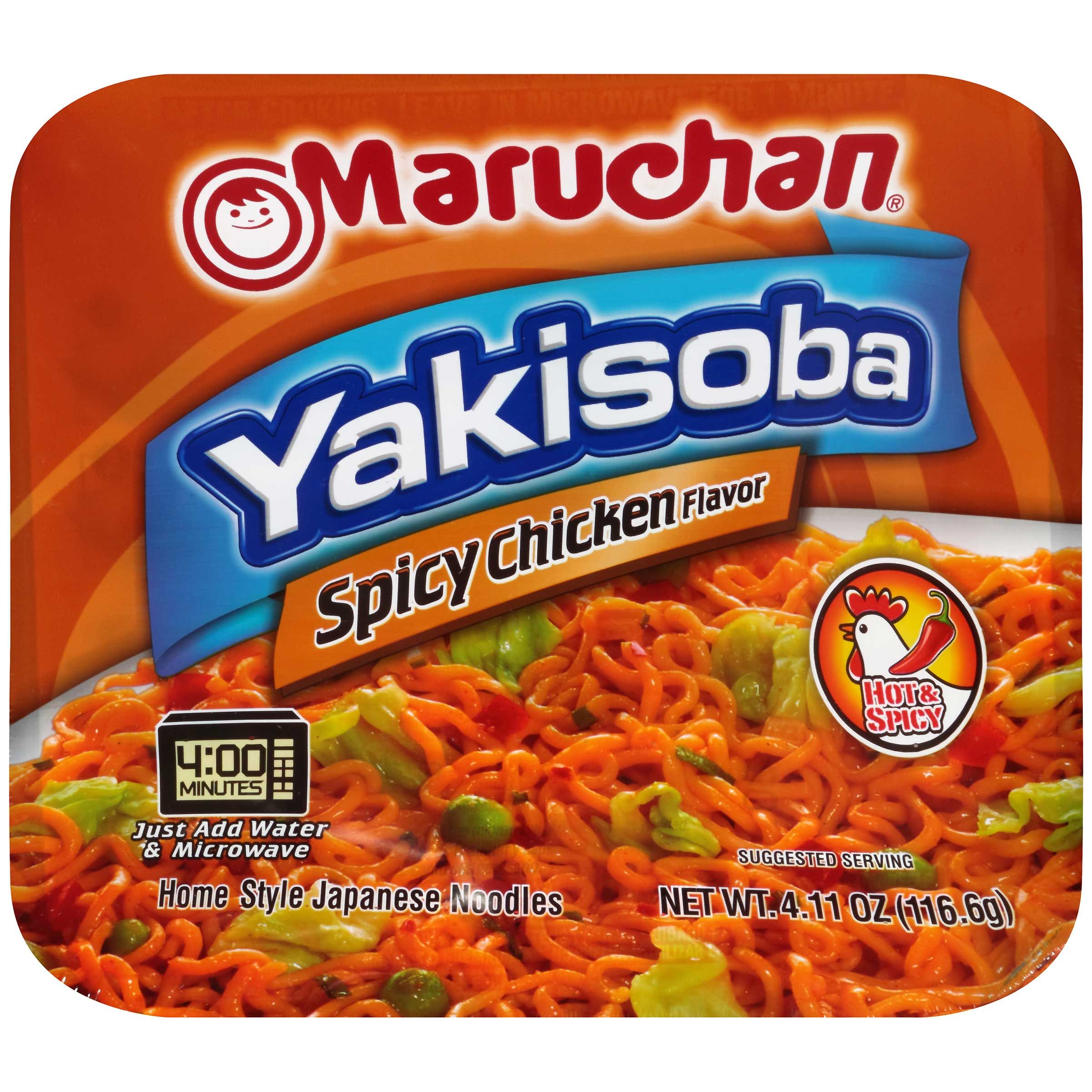 Maruchan Yakisoba Spicy Chicken, 4.11 Ounce -- 8 Per Case
