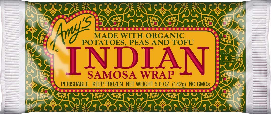 Amy's Organic Indian Samosa Wrap, 5 Ounce -- 12 Per Case
