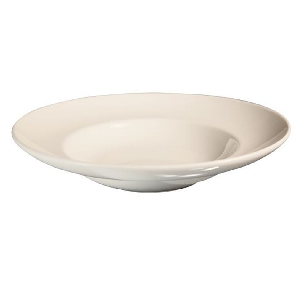 Homer Laughlin Unique Collection 24 Ounce Mediterranean Undecorated Pasta Bowl, 12 Count