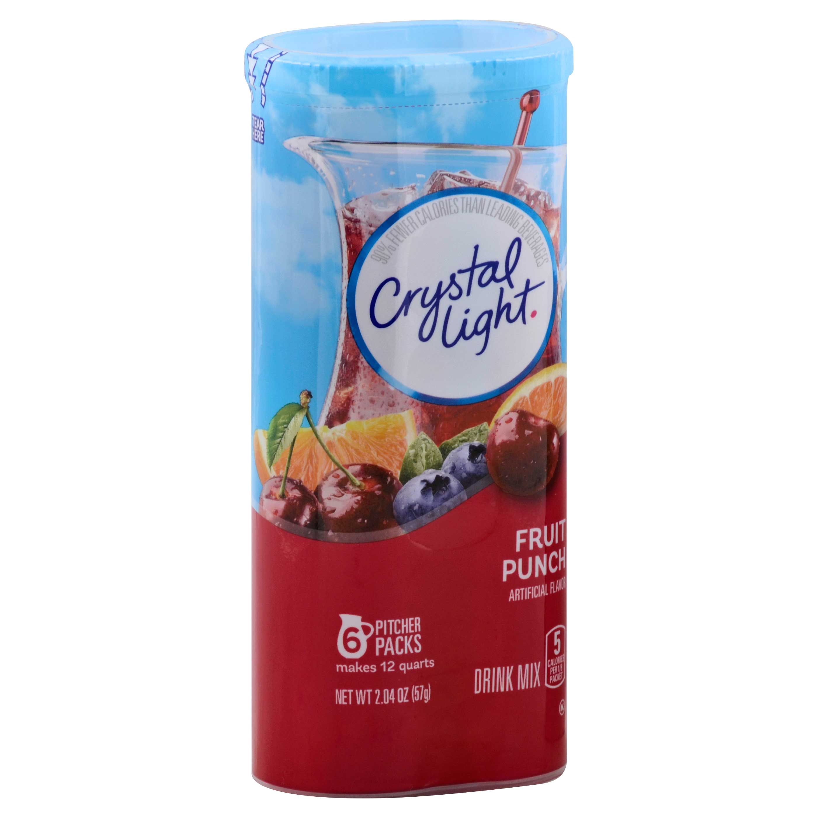 Crystal Light Fruit Punch Drink Mix, 2.04 Ounce -- 12 Per Case