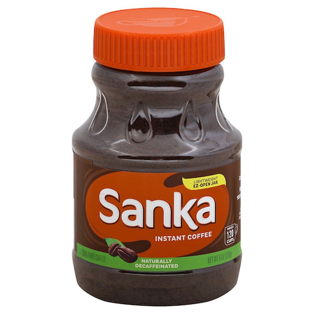 Sanka Decaffeinated Instant Coffee, 8 Ounce -- 6 Per Case