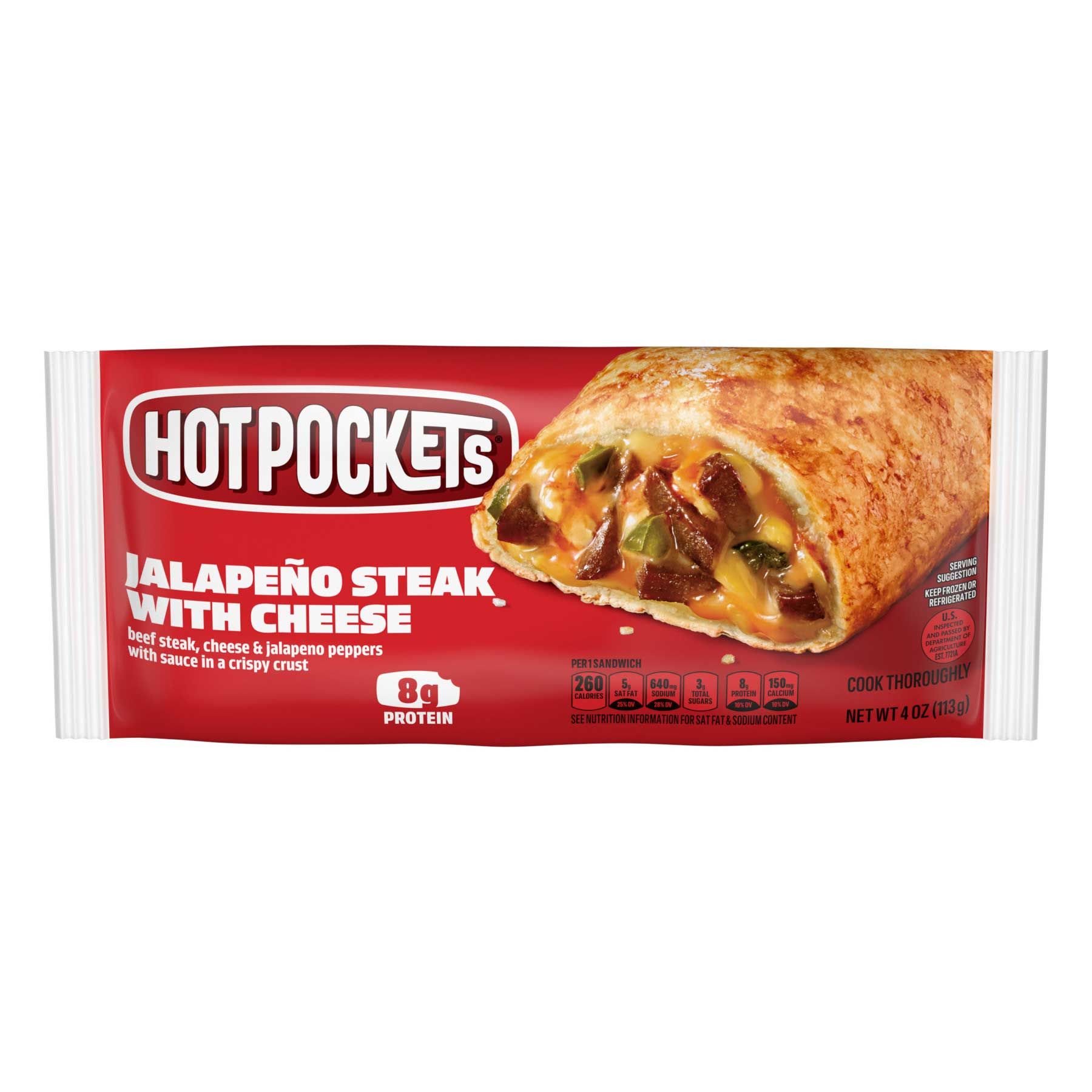 Hot Pocket Jalapeno Steak And Cheese Sandwich, 4 Ounce -- 30 Per Case