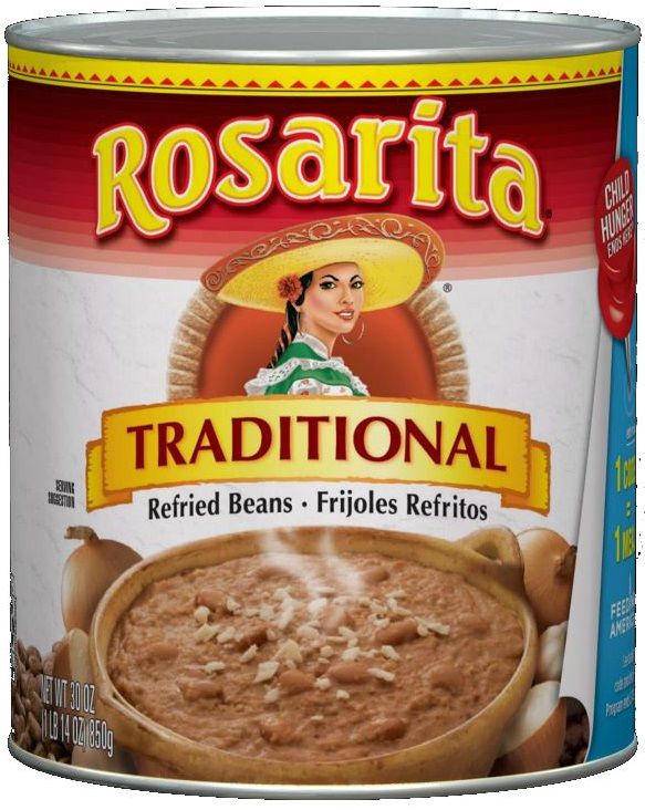 Rosarita Traditional Refried Beans, 30 Ounce -- 12 Per Case