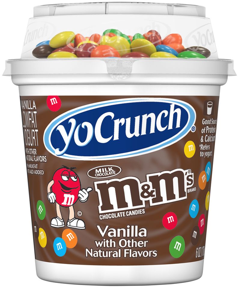 Yocrunch M And M Vanilla Yogurt, 6 Ounce -- 8 Per Case