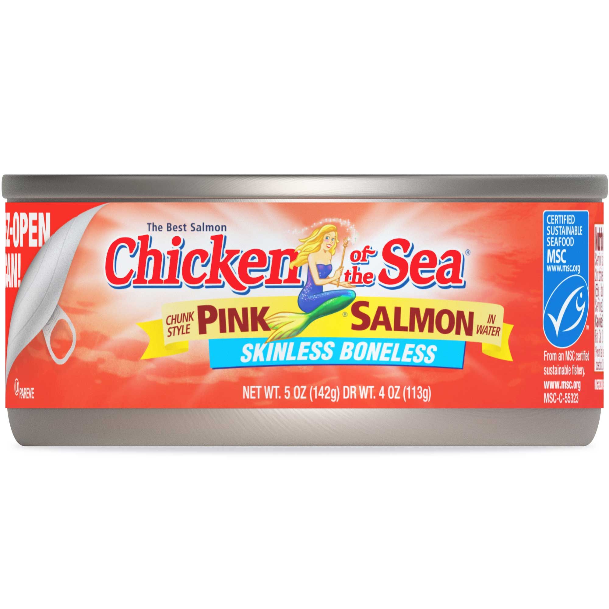 Chicken Of The Sea Skinless And Boneless Pink Salmon In Water, 5 Ounce -- 24 Per Case