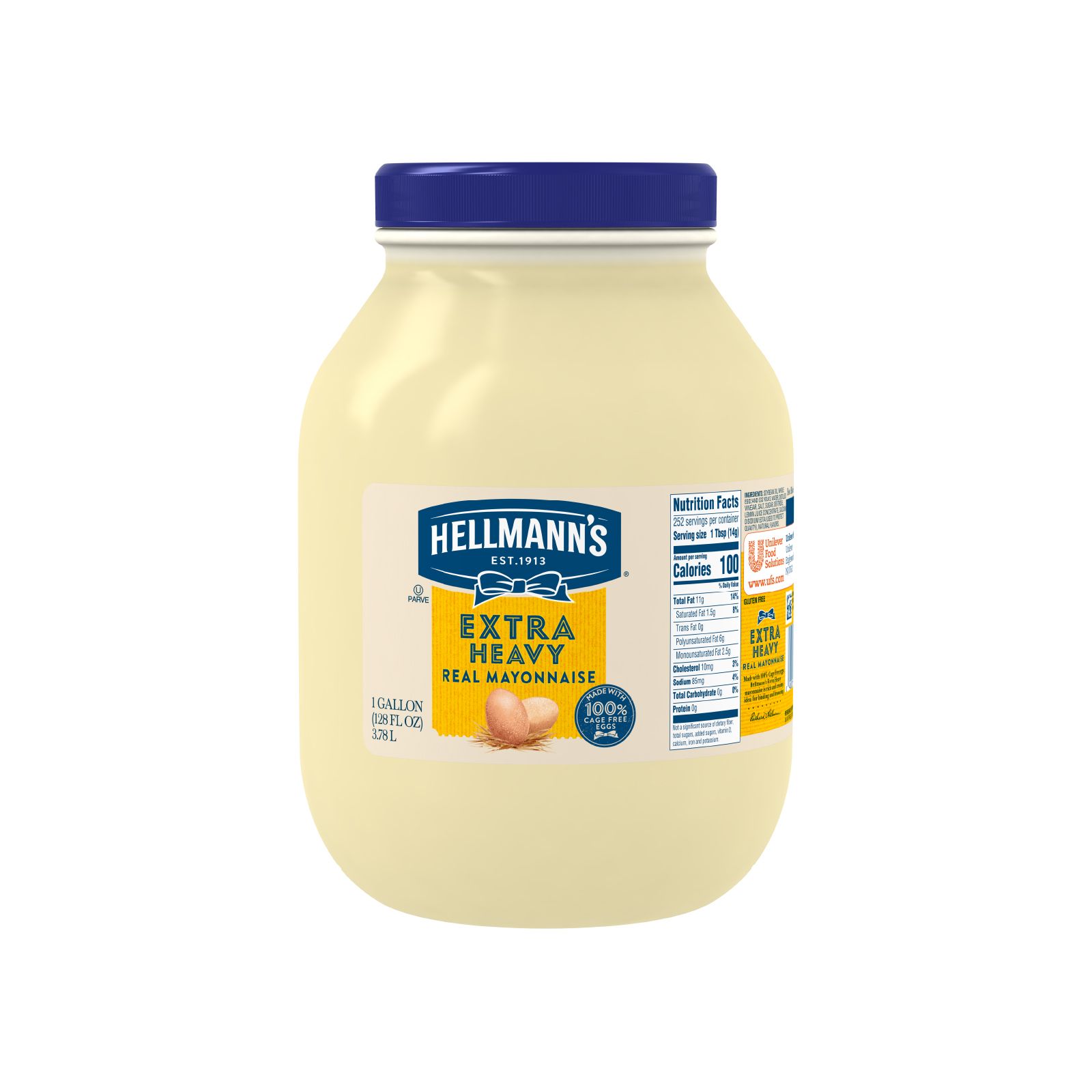 Hellmann's Extra Heavy Mayonnaise Jar, 1 Gallon -- 1 Each