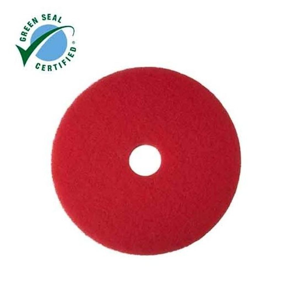 Niagara Red Buffing Pad, 12 Inch -- 5 Per Case