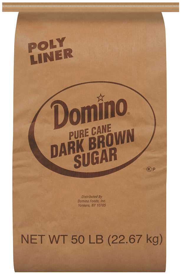 Domino Dark Brown Sugar, 50 Pound