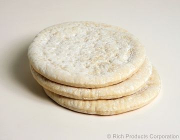 Della Suprema Raised Edge Par Baked Pizza Crust, 4.7 Ounce -- 48 Per Case