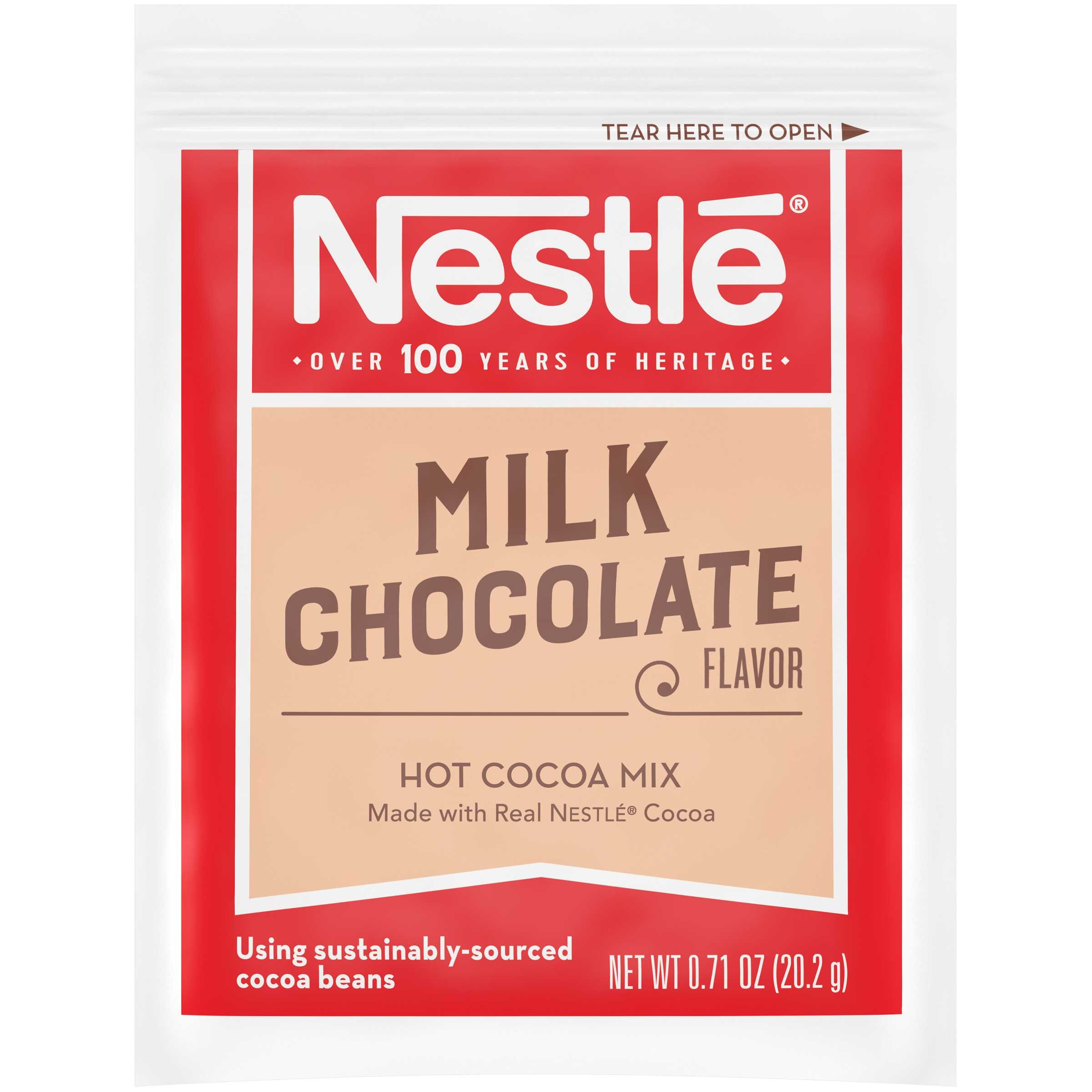 Nestle Milk Chocolate Hot Cocoa Mix, 0.713 Ounce -- 360 Per Case