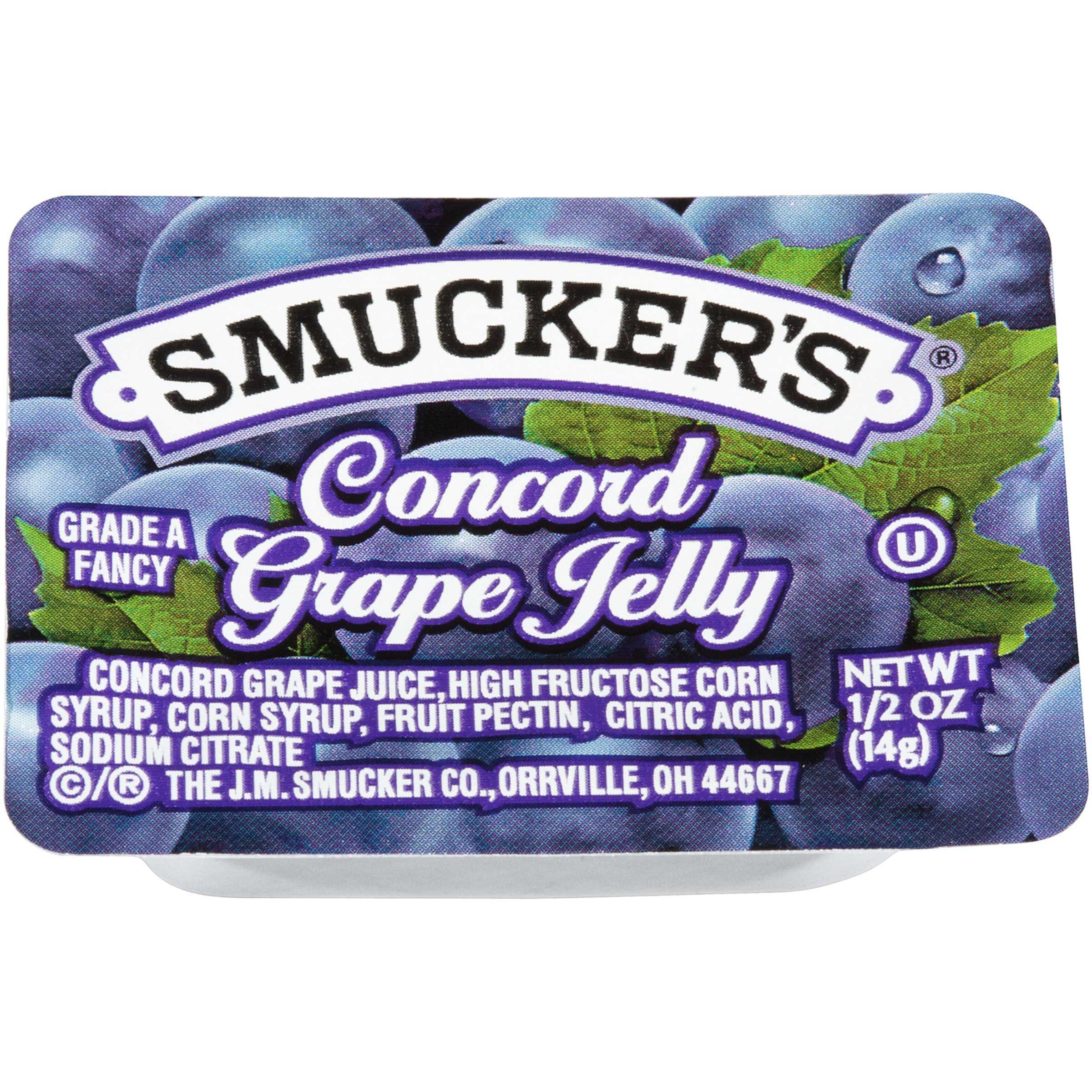 Smucker's Grape Jelly, 1/2 Ounce -- 200 Per Case