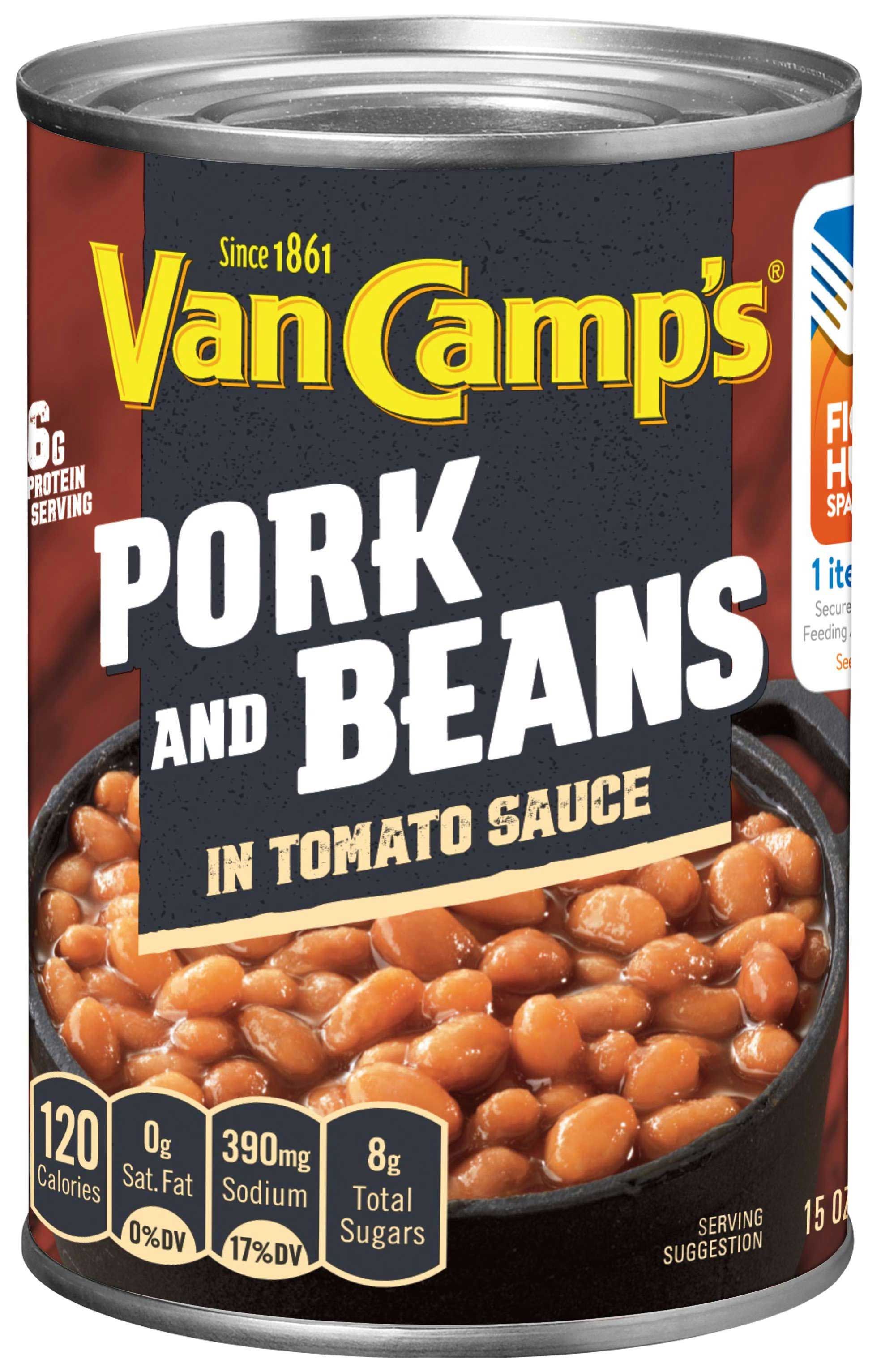 Van Camp's Pork And Beans Entree, 15 Ounce -- 24 Per Case