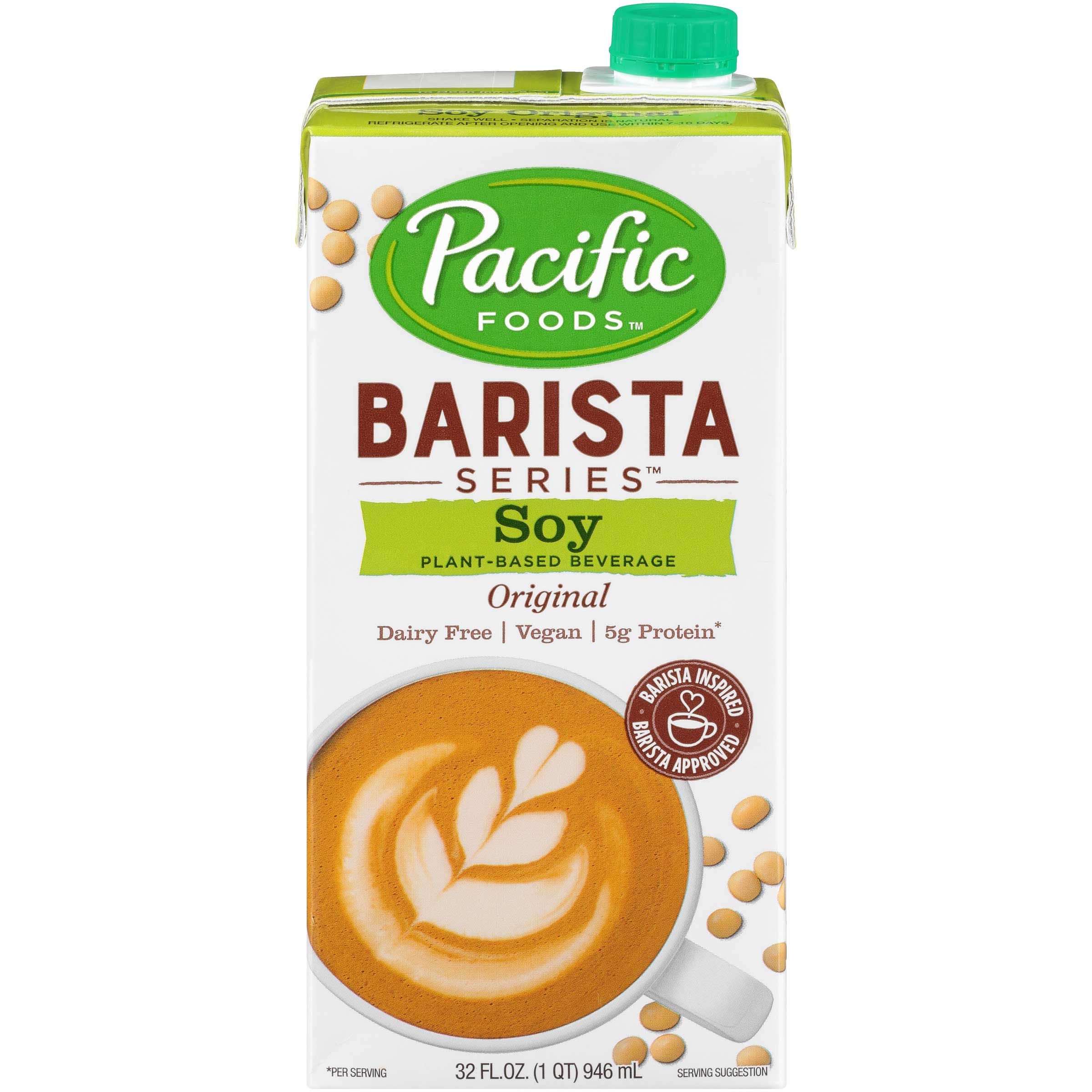 Pacific Foods Barista Series Soy, Original, 32 Ounce -- 12 Per Case