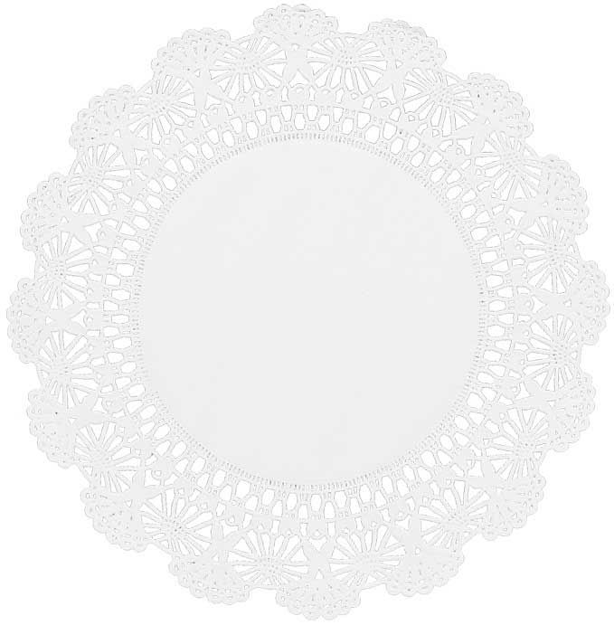 Brooklace White Cambridge Paper Doily, 4 Inch -- 10000 Per Case