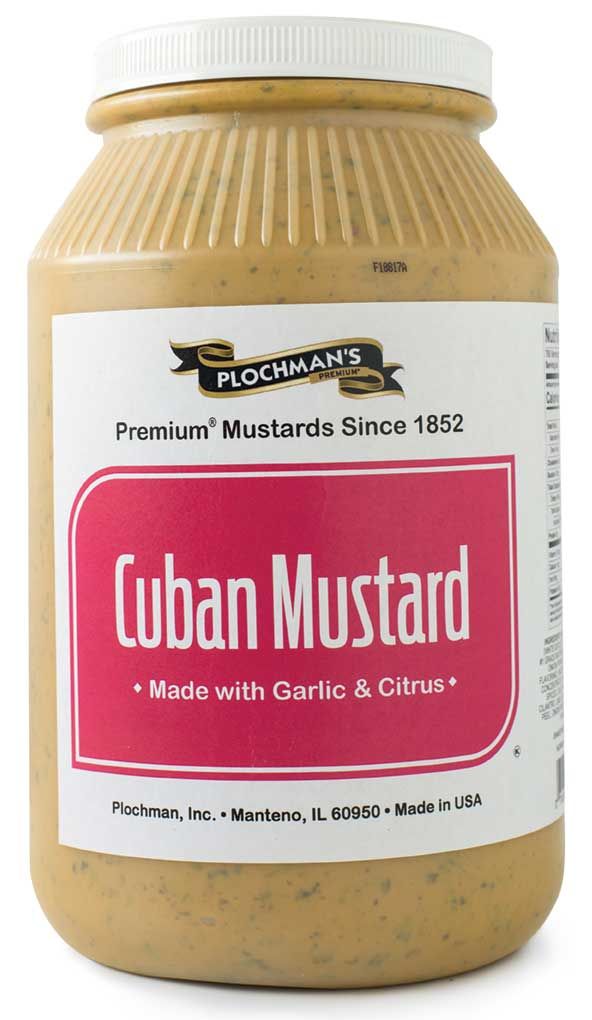 Plochman's Cuban Mustard, 1 Gallon -- 2 Per Case