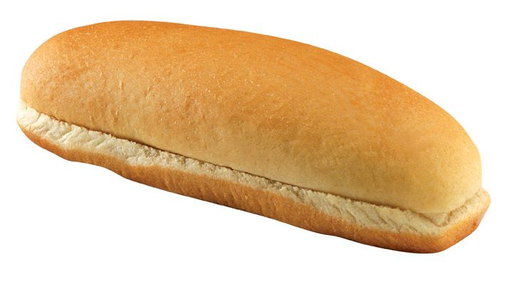 Flowers Foods Sliced Hot Dog Bun With Whole Grains, 6 Inch -- 12 Per Case