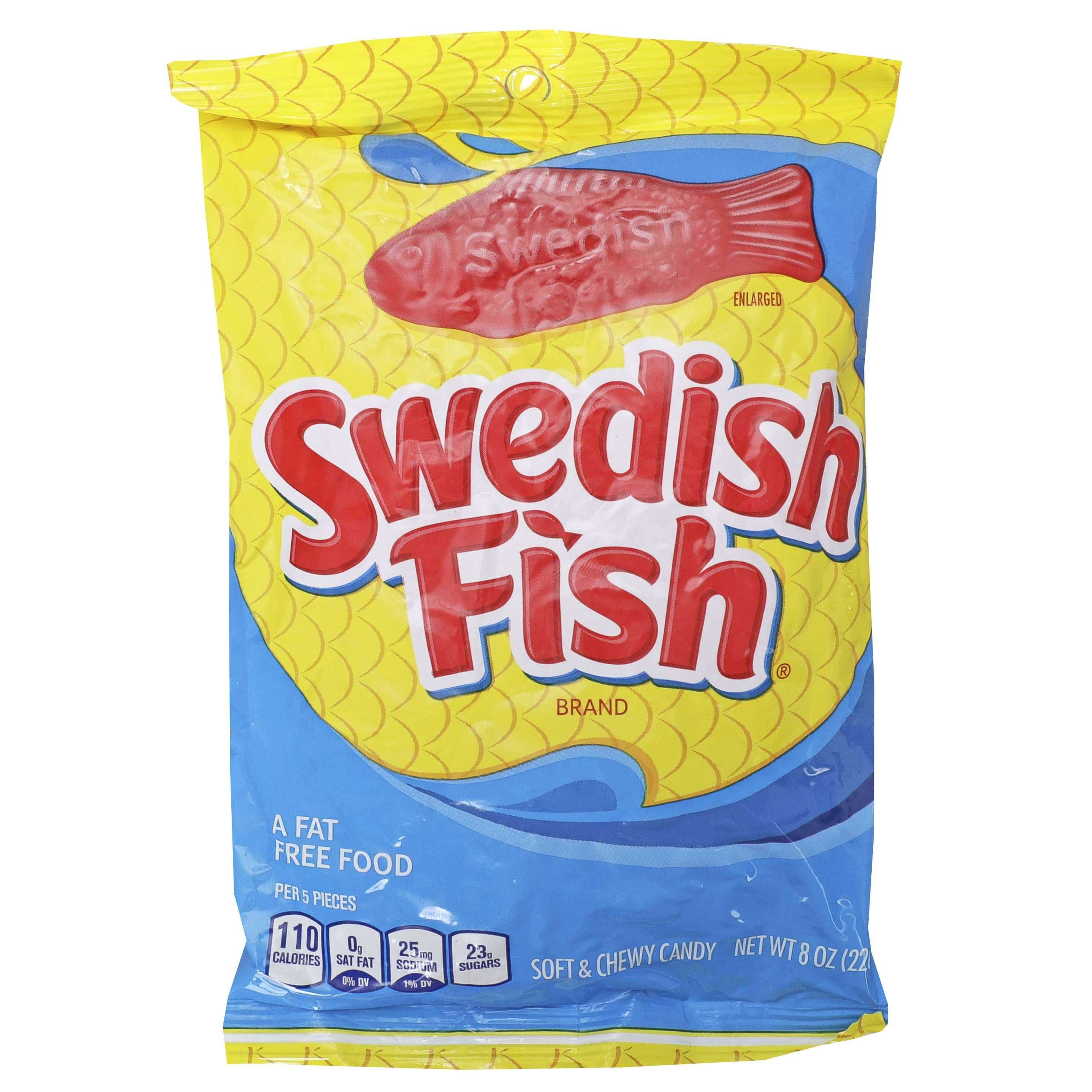Swedish Fish Red Original Soft And Chewy Candy, 8 Ounce -- 12 Per Case