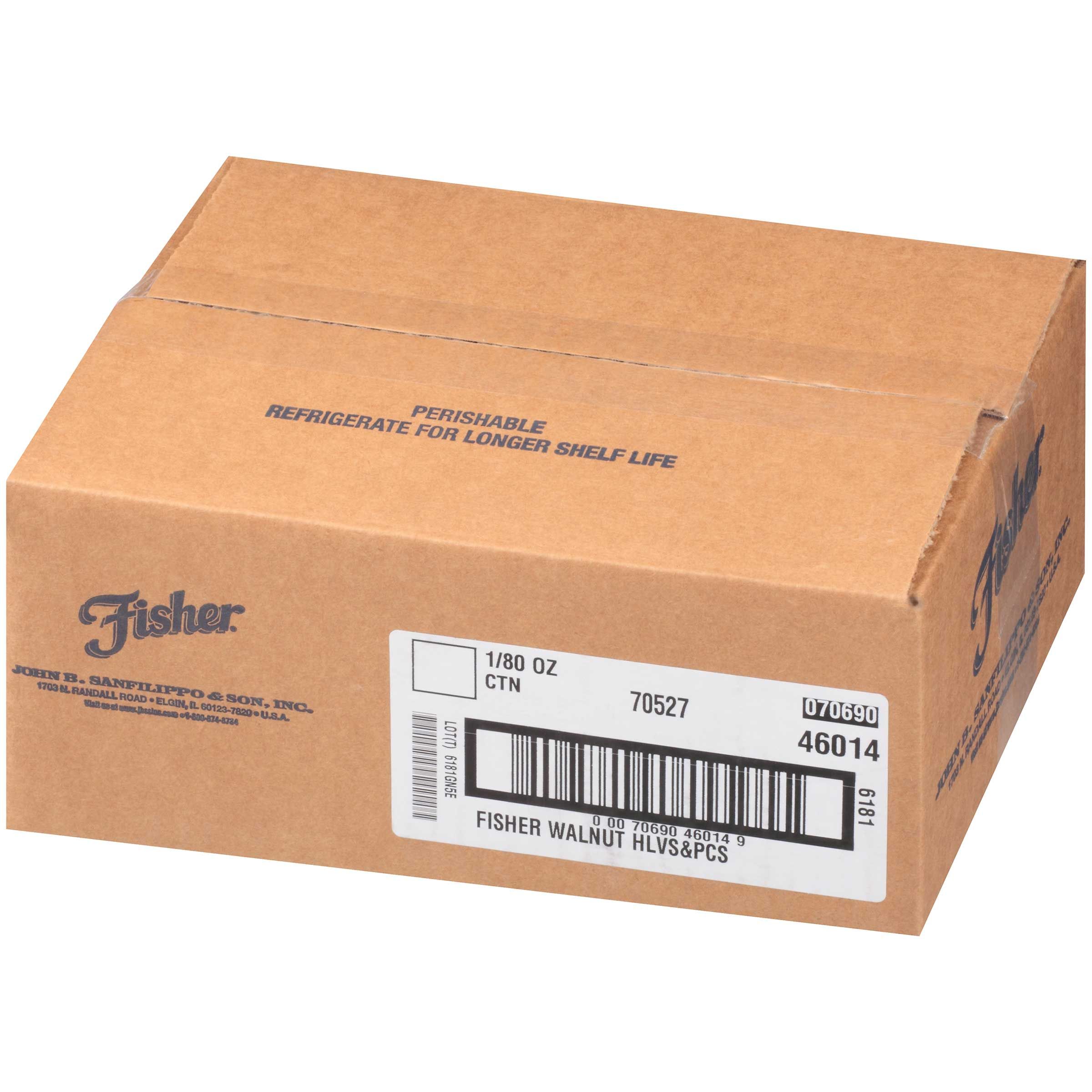 Fisher Halve And Piece Walnut, Combo, 5 Pound
