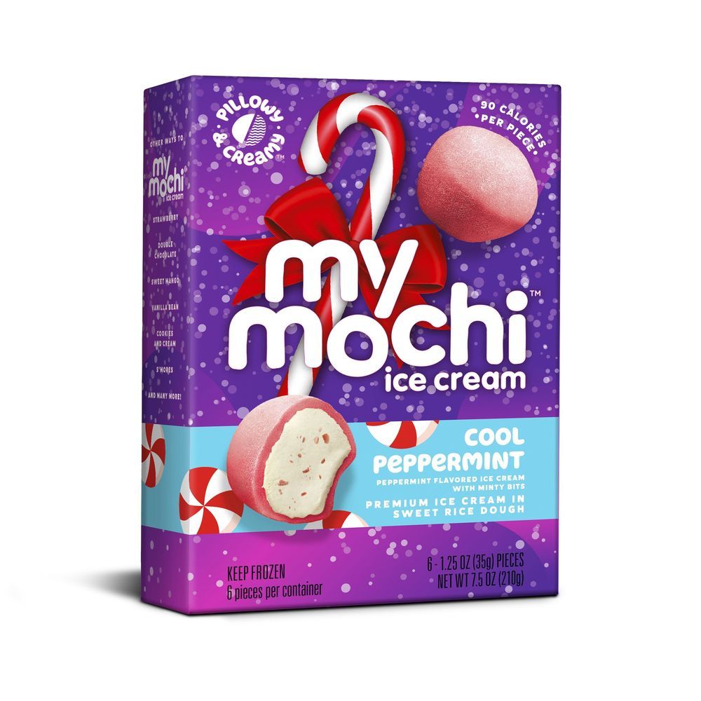 My Mochi 1.25 Ounce Cool Peppermint Ice Cream, 6 Count -- 12 Per Case