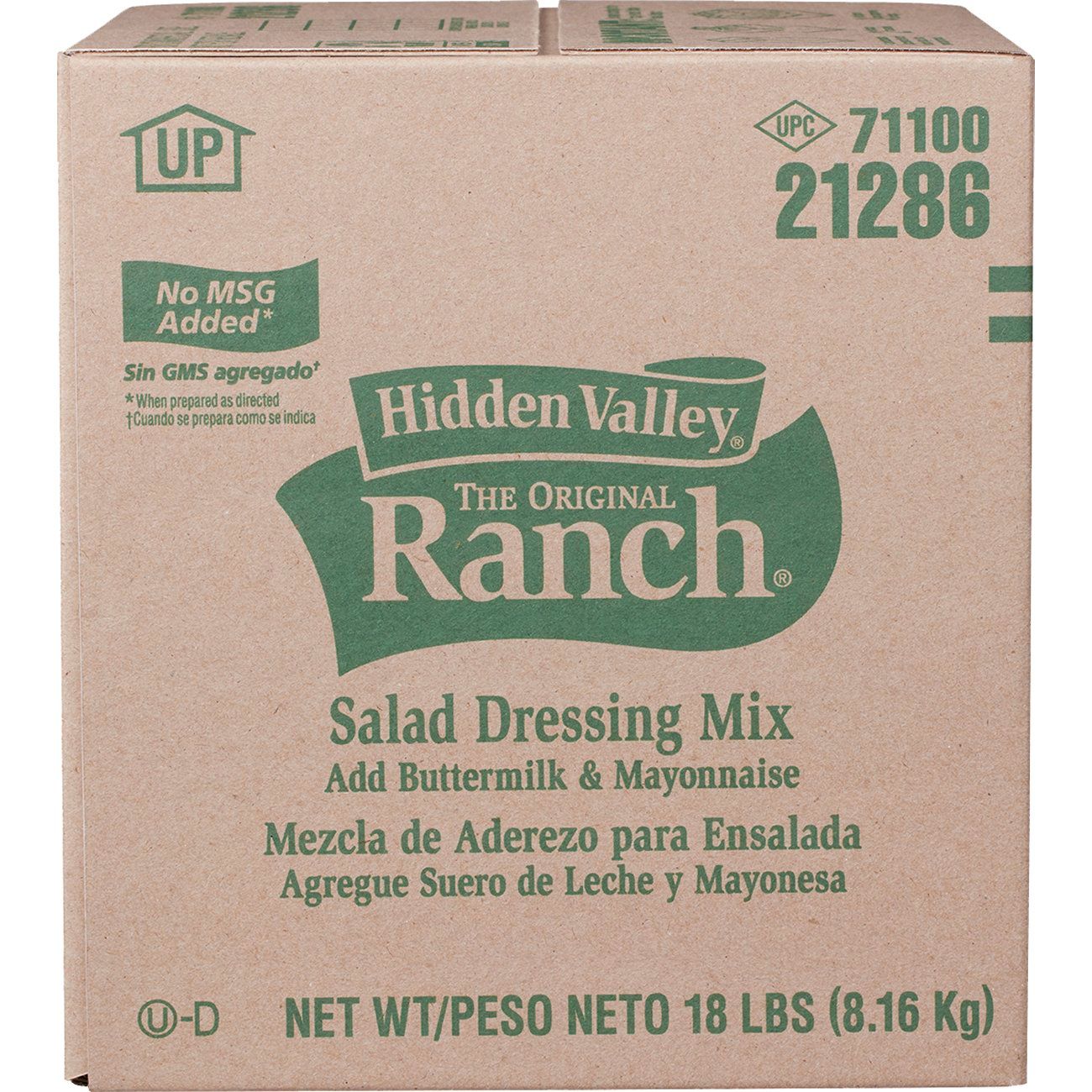 Hidden Valley The Original Buttermilk Ranch Salad Dressing Mix, 18 Pound