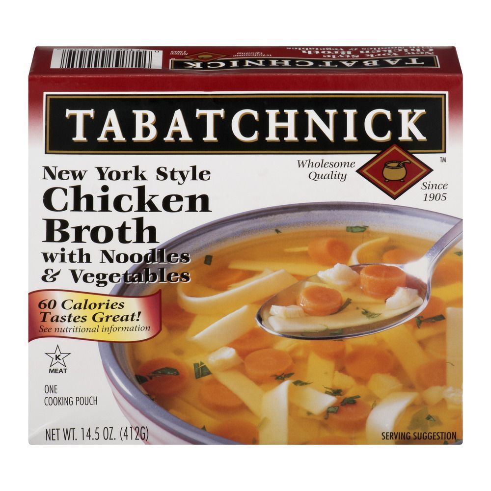 Tabatchnick New York Style Chicken Broth With Noodles And Vegetables, 15 Ounce -- 12 Per Case