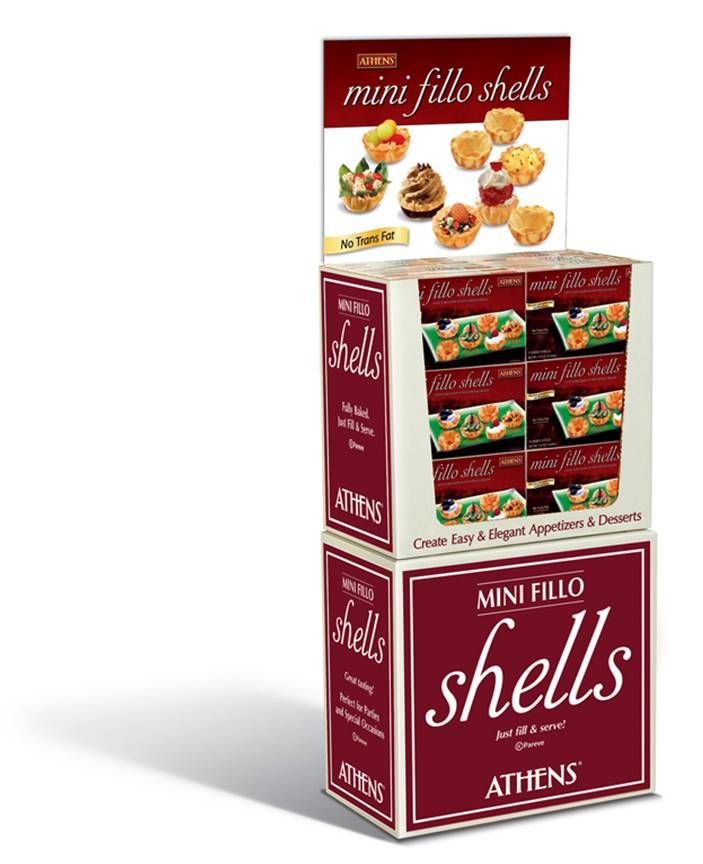 Athens Mini Fillo Shell Dough, 15 Count -- 60 Per Case
