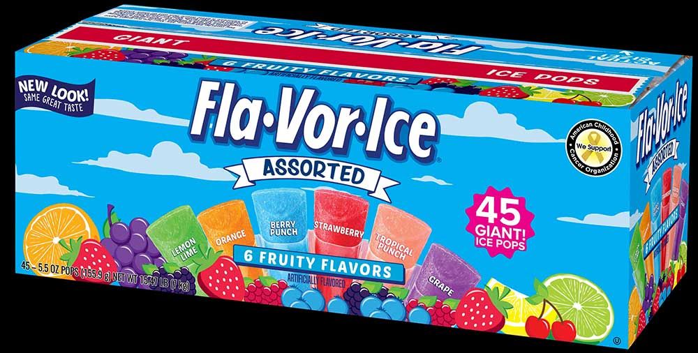 Flavorice Freezer Bar, 5.5 Ounce -- 45 Per Case