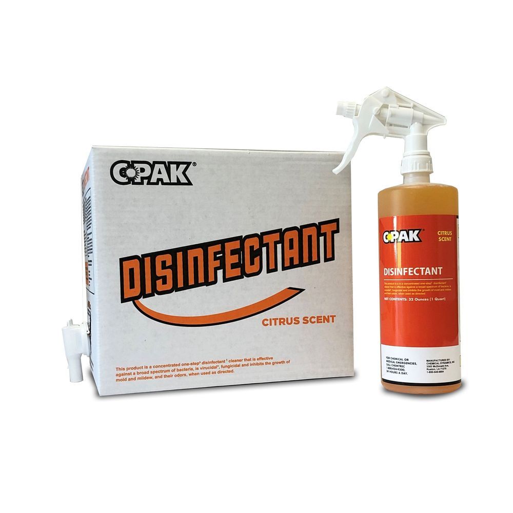 Chemical Dynamics C Pak Citrus Scent Disinfectant Cleaner And Deodorant Cleaning Kit, 2.5 Gallon