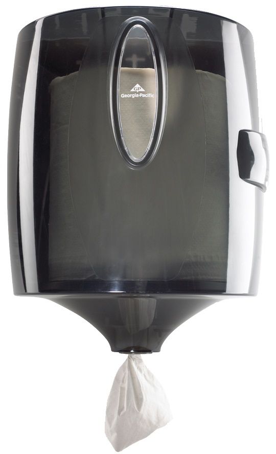 Vista Translucent Smoke Centerpull Towel And Wiper Dispenser
