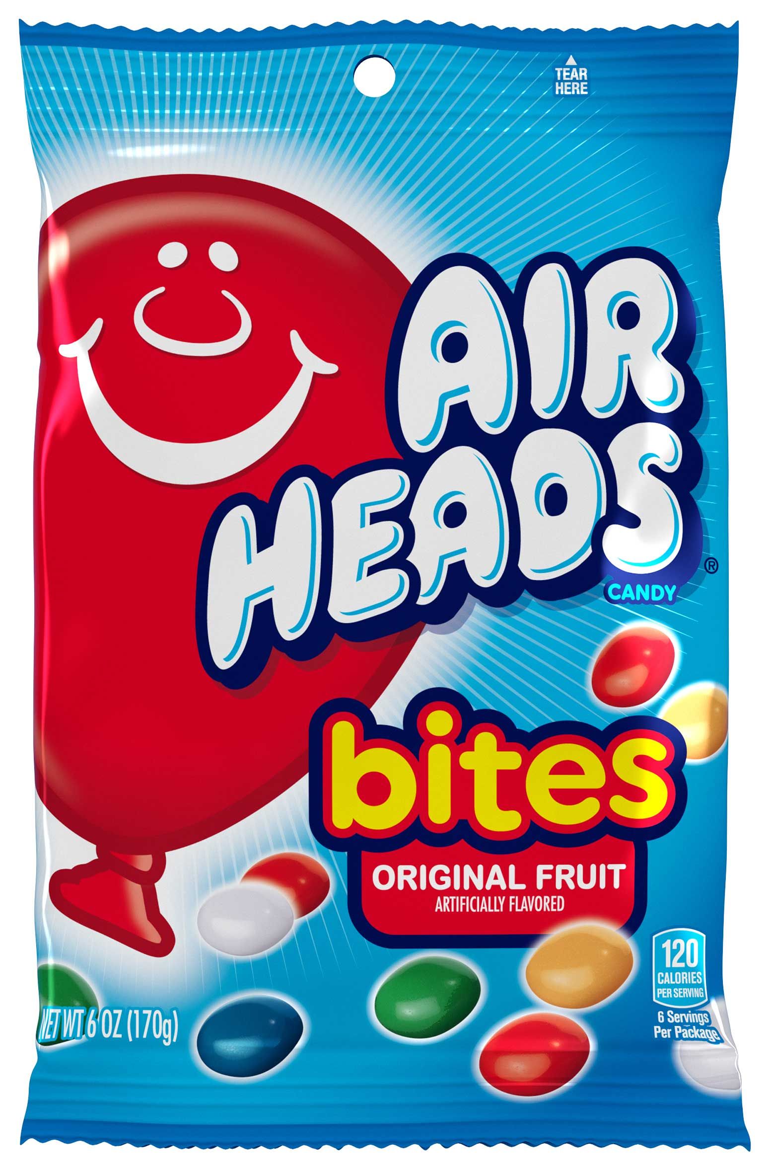 Airheads Fruit Bites Candy, 6 Ounce -- 12 Per Case
